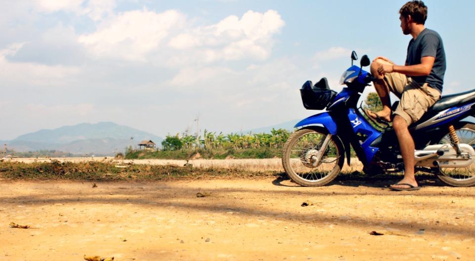 motorbike trip Laos