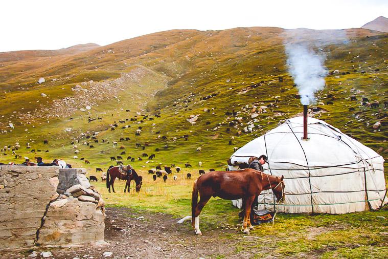 yurt in Kyrgyzstan