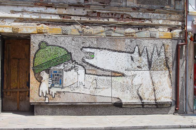 street art Veliko Tarnovo Bulgaria