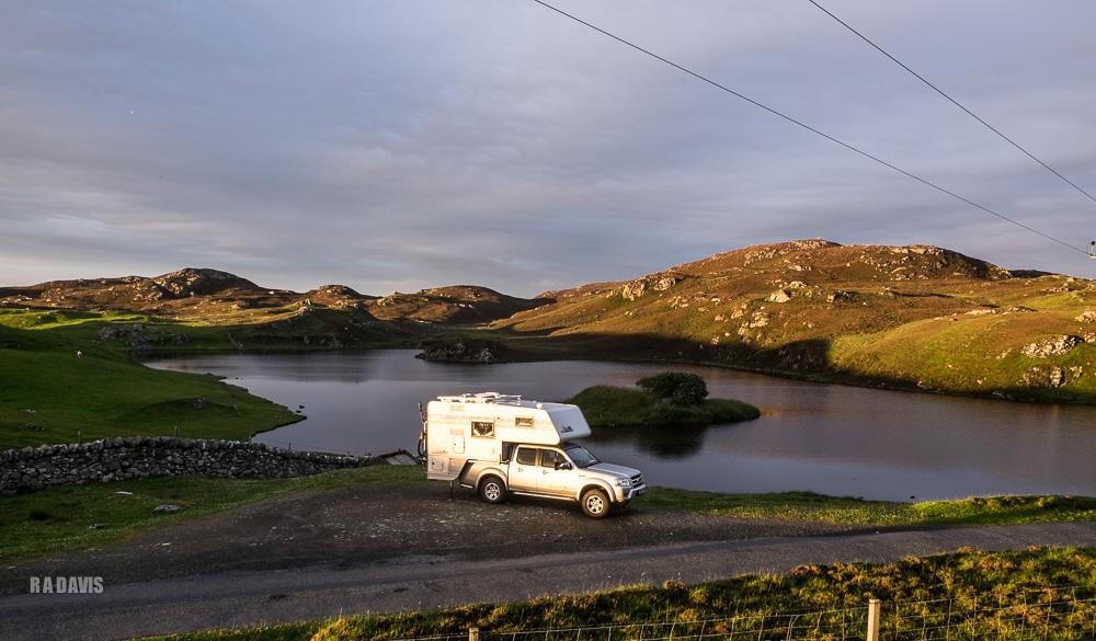 camper van travel Shetland