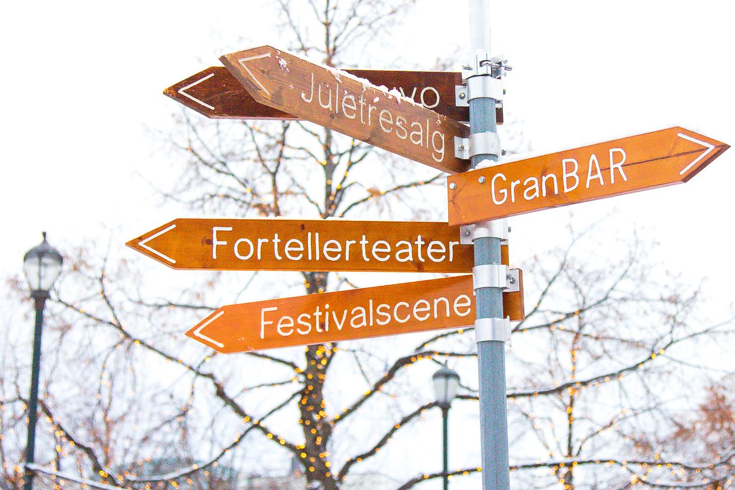 Christmas market Trondheim Norway