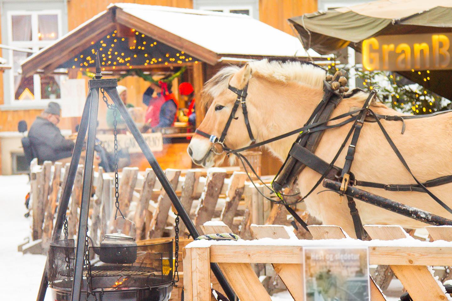 Christmas market Trondheim Norway