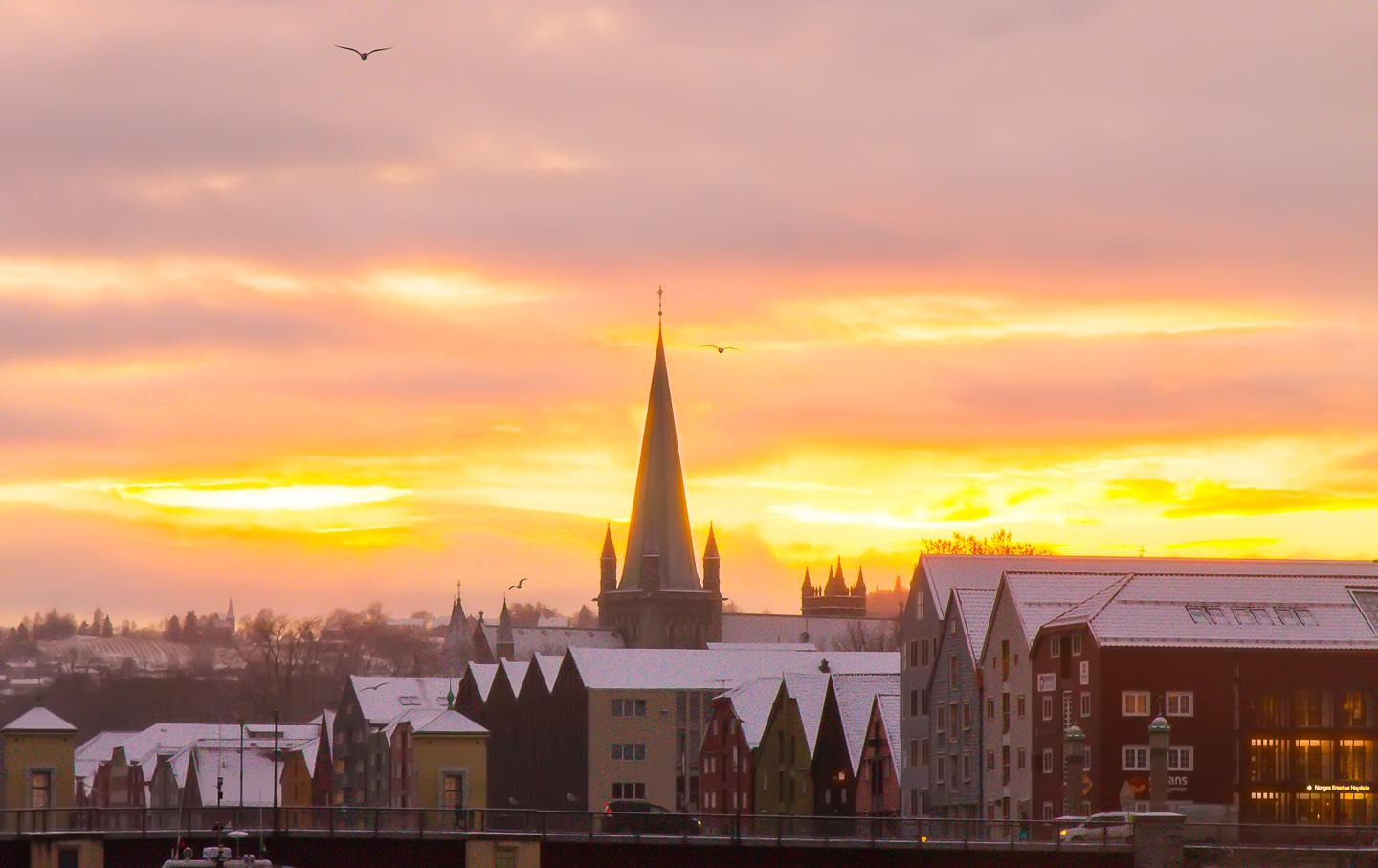 Trondheim Norway winter