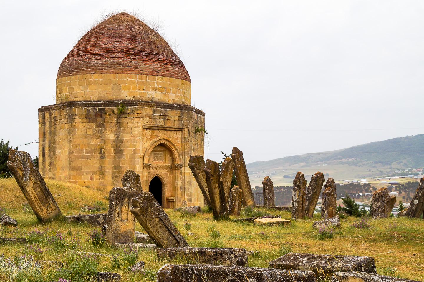 Cemetery in Shamaki Azerbaijan