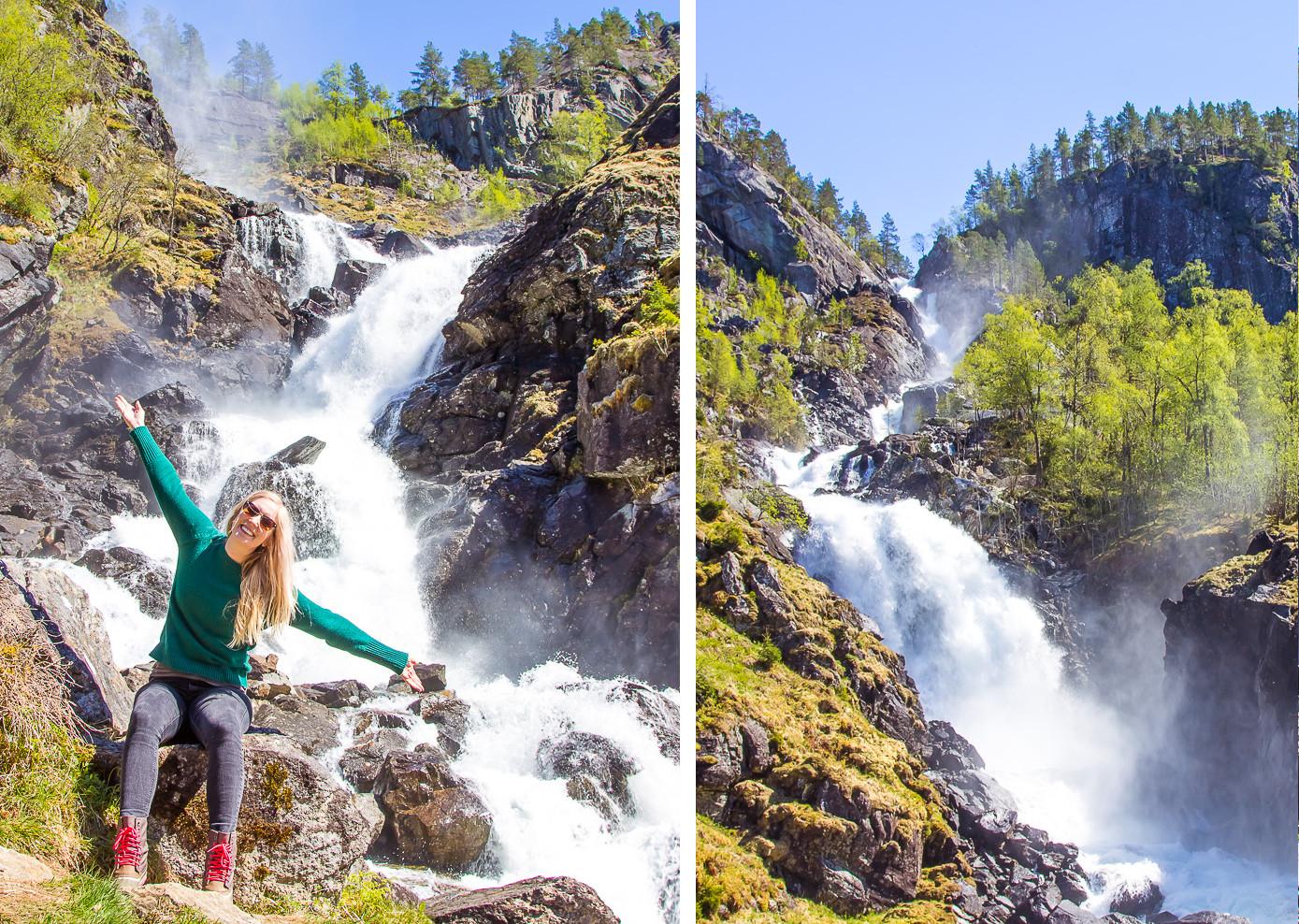 latefossen waterfall norway