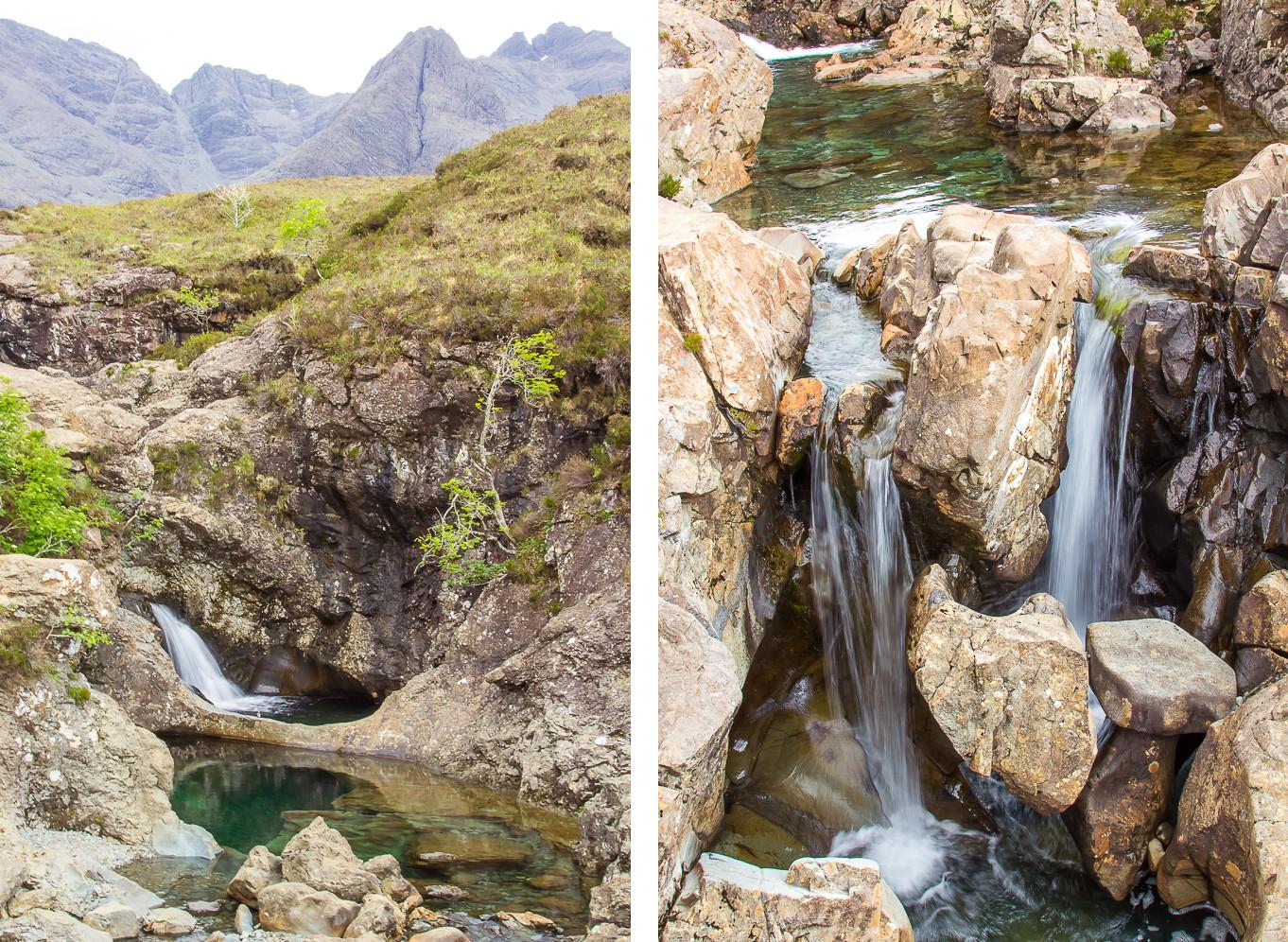 visiting the fairy pools isle of skye scotland