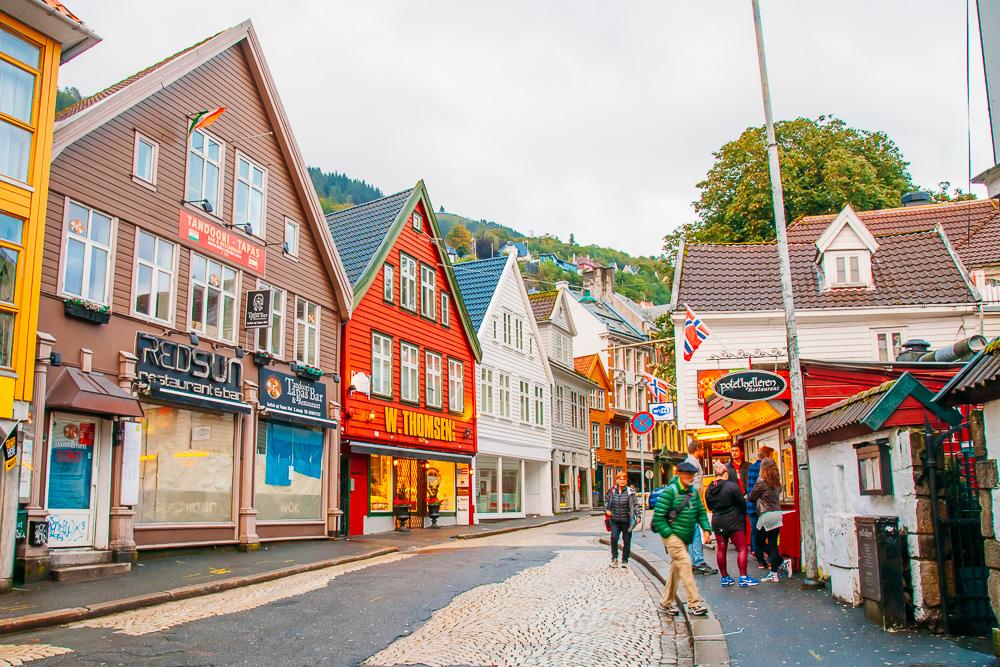 downtown Bergen Norway
