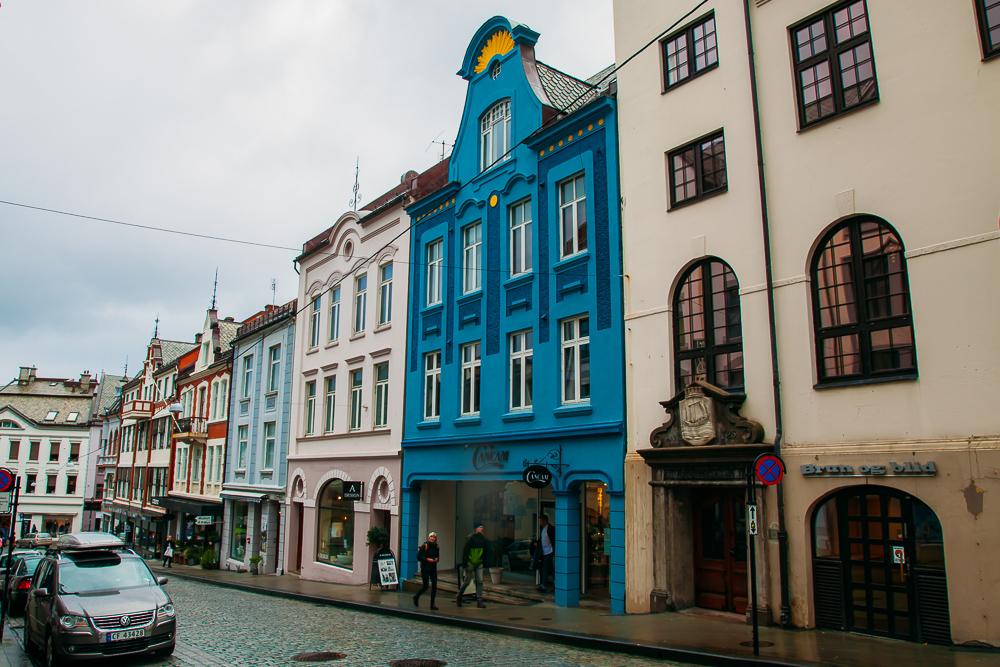 downtown ålesund art nouveau