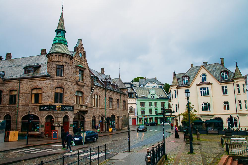 ålesund city center art nouveau architecture