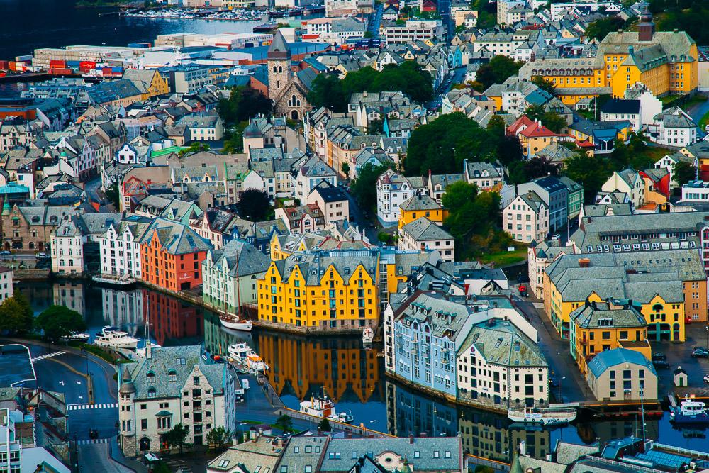 viewpoint ålesund norway art nouveau