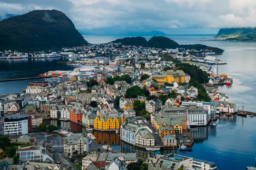 viewpoint ålesund norway art nouveau