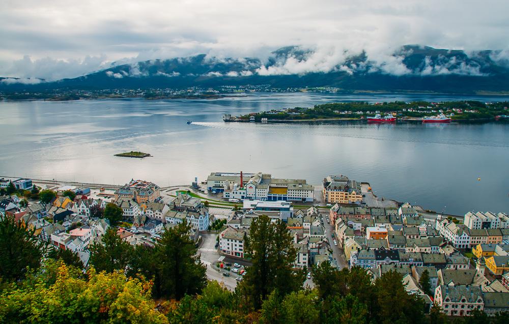 viewpoint ålesund norway art nouveau