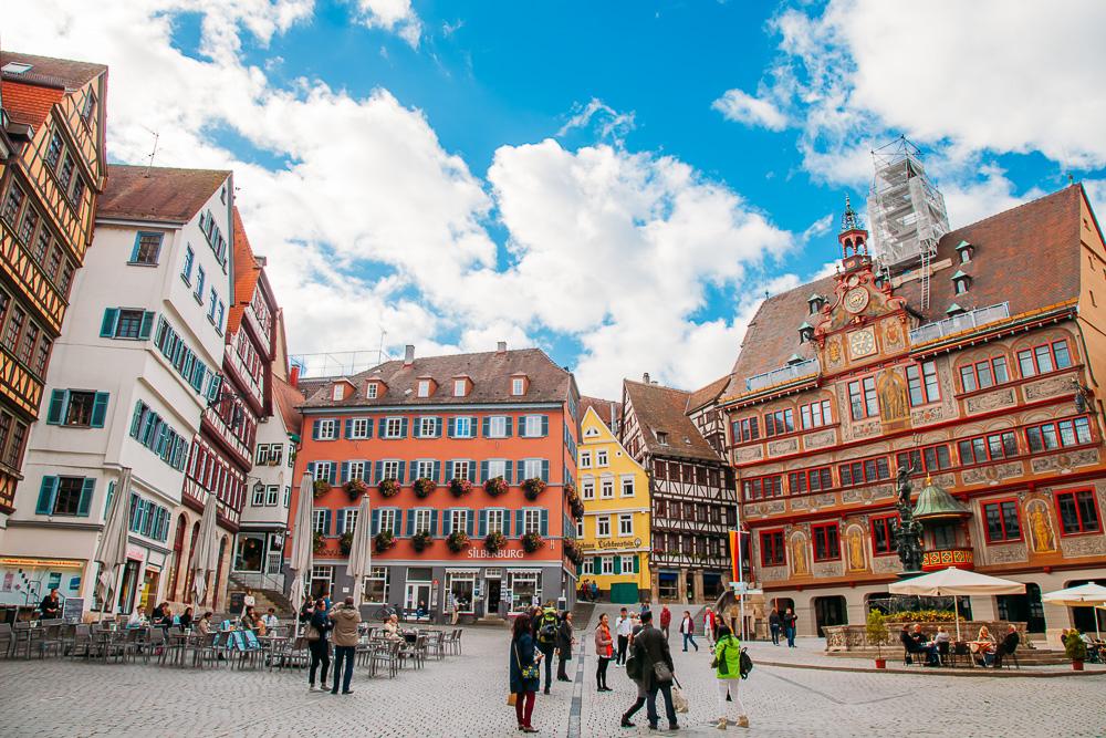 visiting downtown Tübingen Germany Baden Württemberg