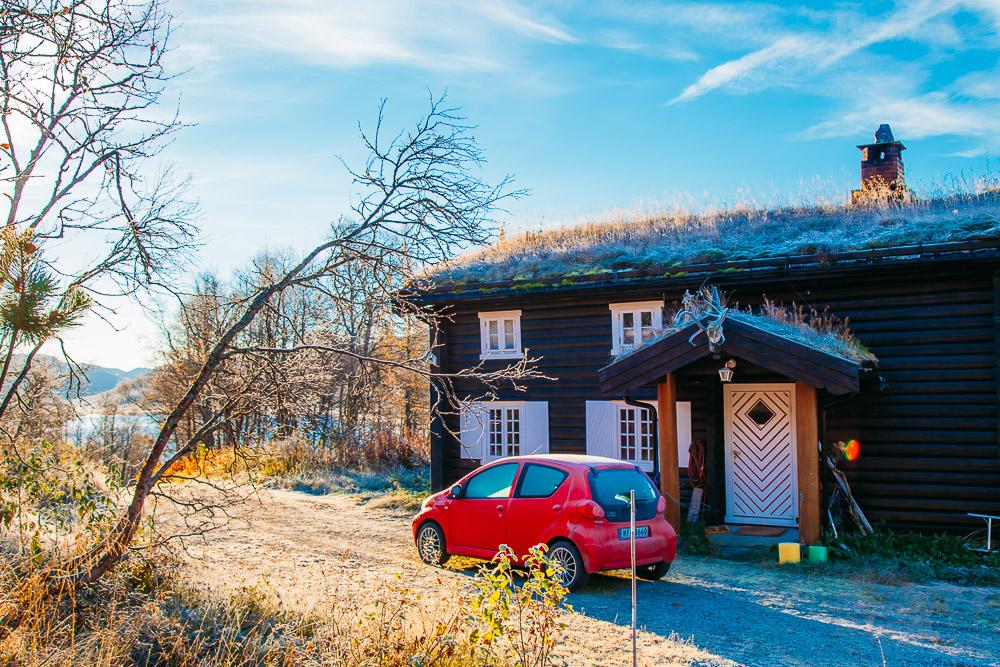 autumn rauland telemark fall norway cabin mountains