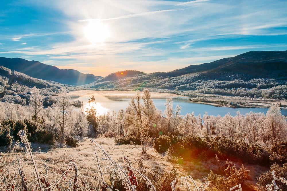 autumn Rauland Norway sunny weather