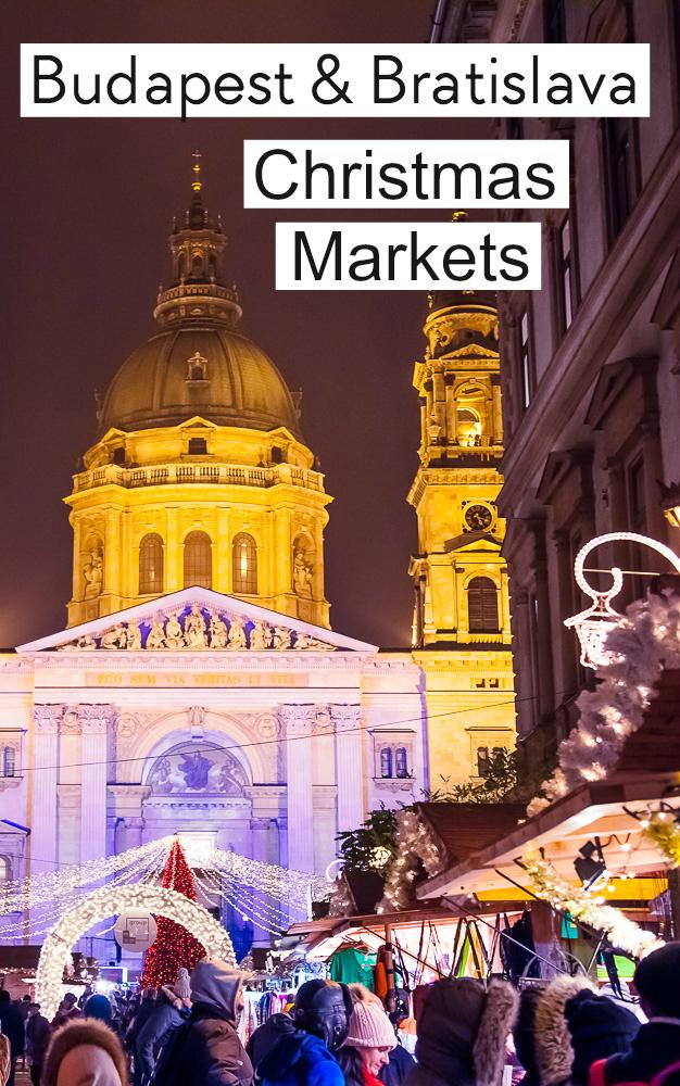 If you're looking for the best Christmas markets in Europe, consider visiting Budapest and Bratislava! They're close enough to be combined in a weekend trip, and their Christmas markets are magical.