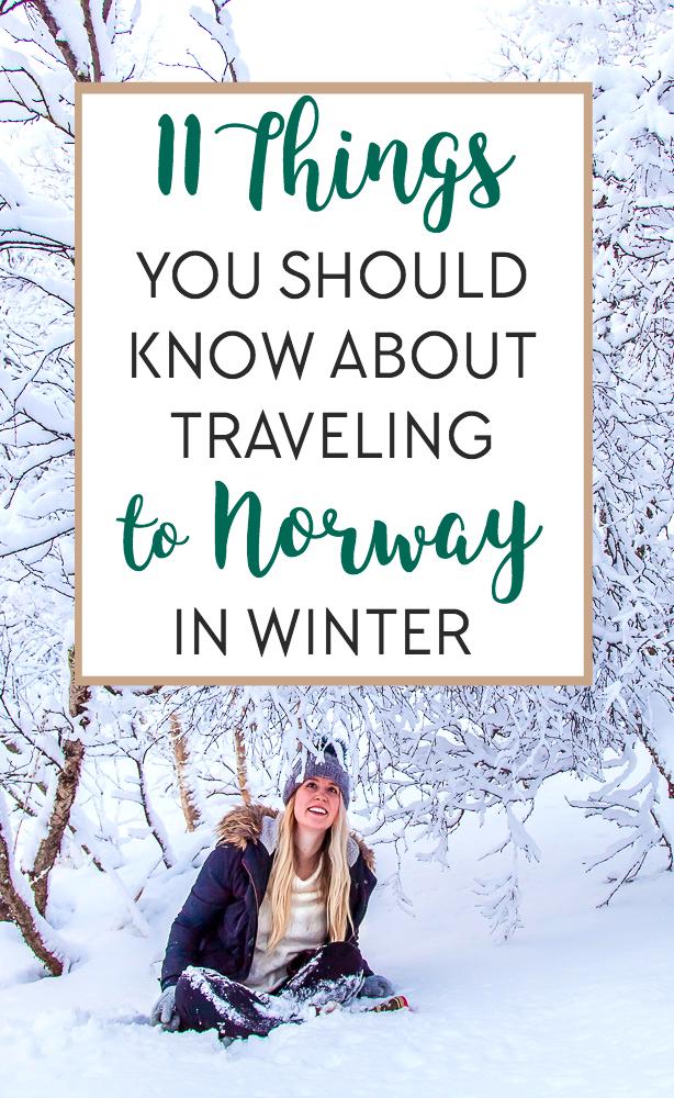 Read this if you're planning on traveling to Norway in the winter - including all my best tips and tricks for winter in my home country!