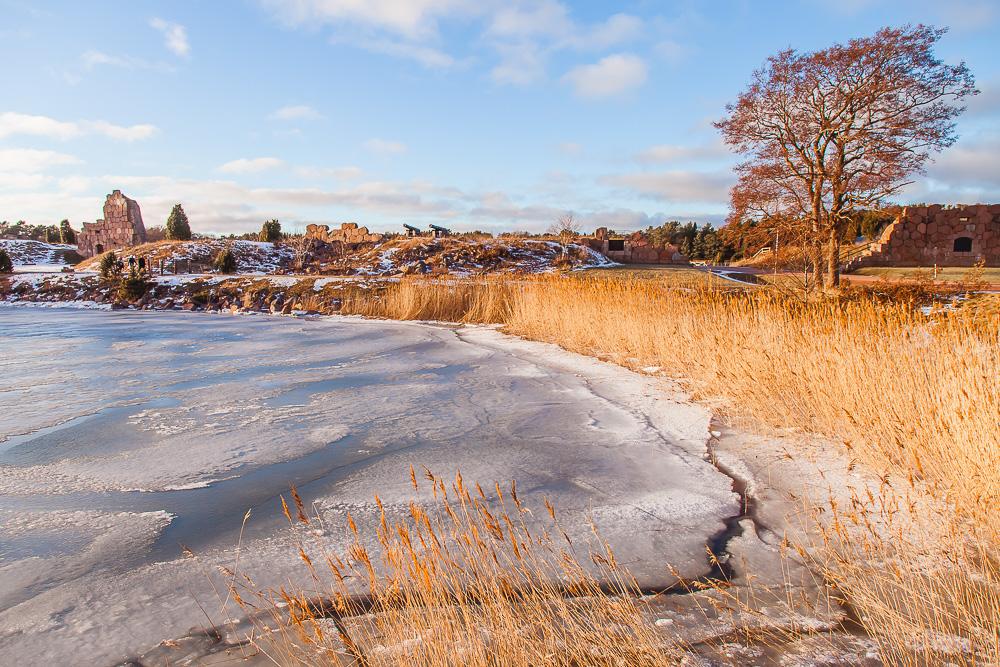 bomarsund russian fortress remains åland islands finland