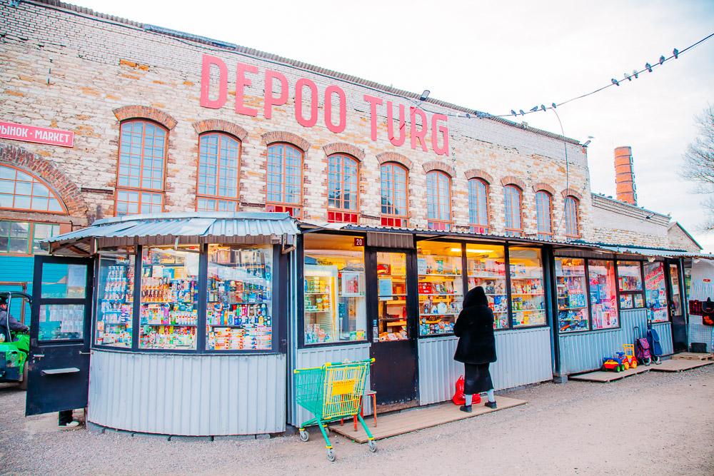 depoo turg russian market hall tallinn estonia