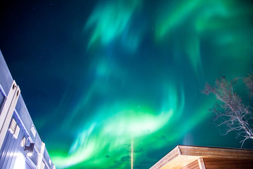 northern lights in abisko sweden lapland photo