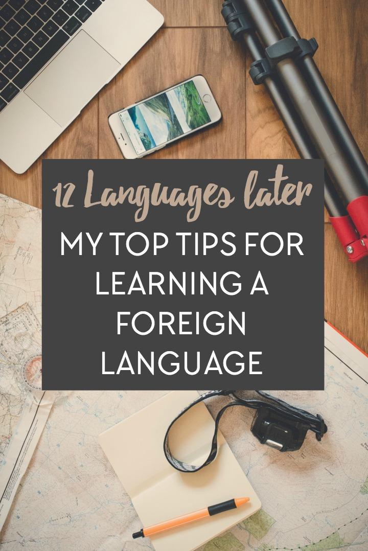 foreign language learning tips from someone who's studied 12 languages