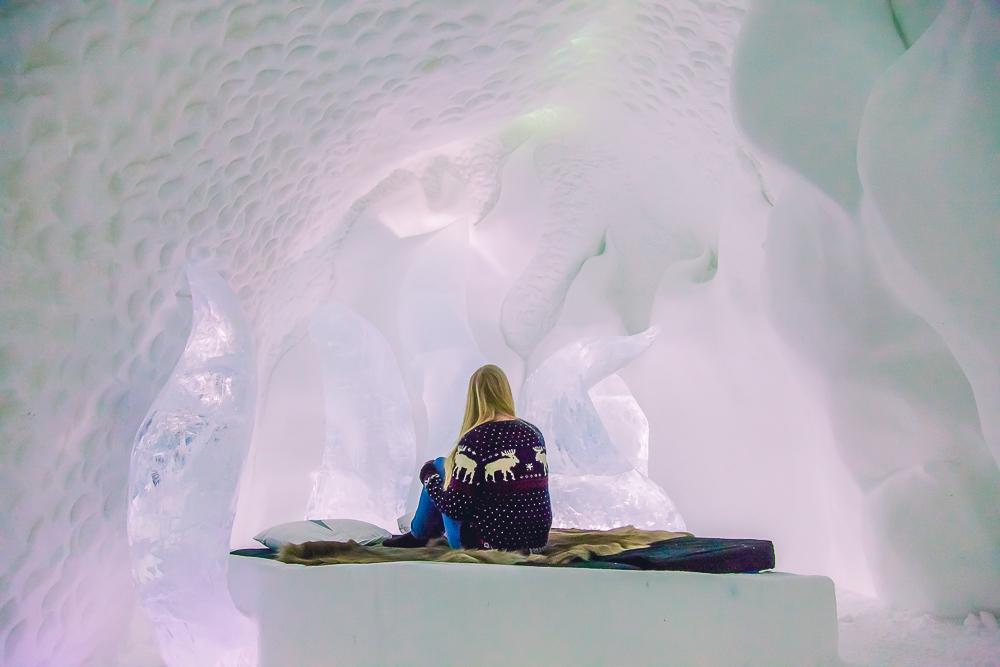 kiruna icehotel swedish lapland sweden bedroom