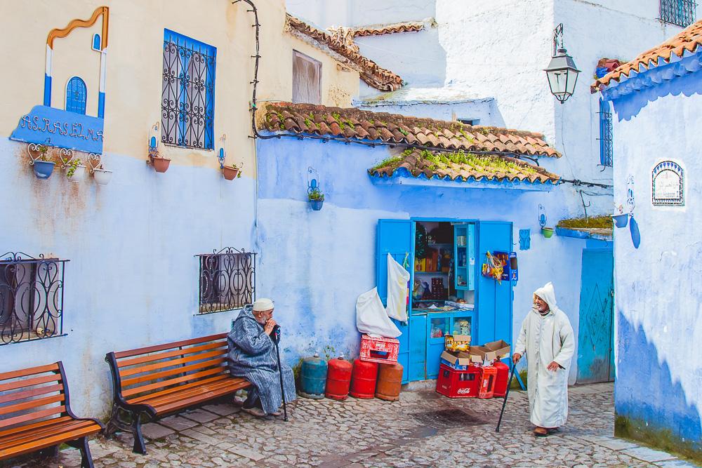 visiting chefchaouen morocco blue city photo