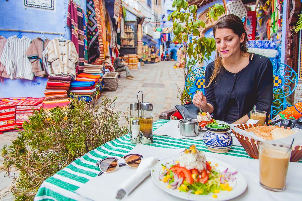 lunch restaurant chefchaouen morocco