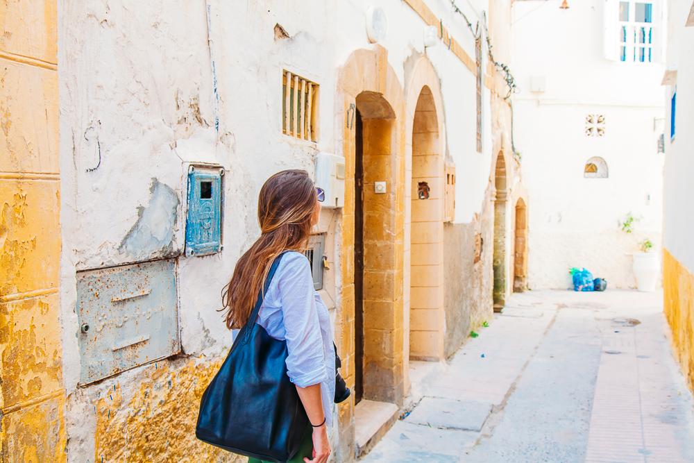 colorful streets essaouira morocco