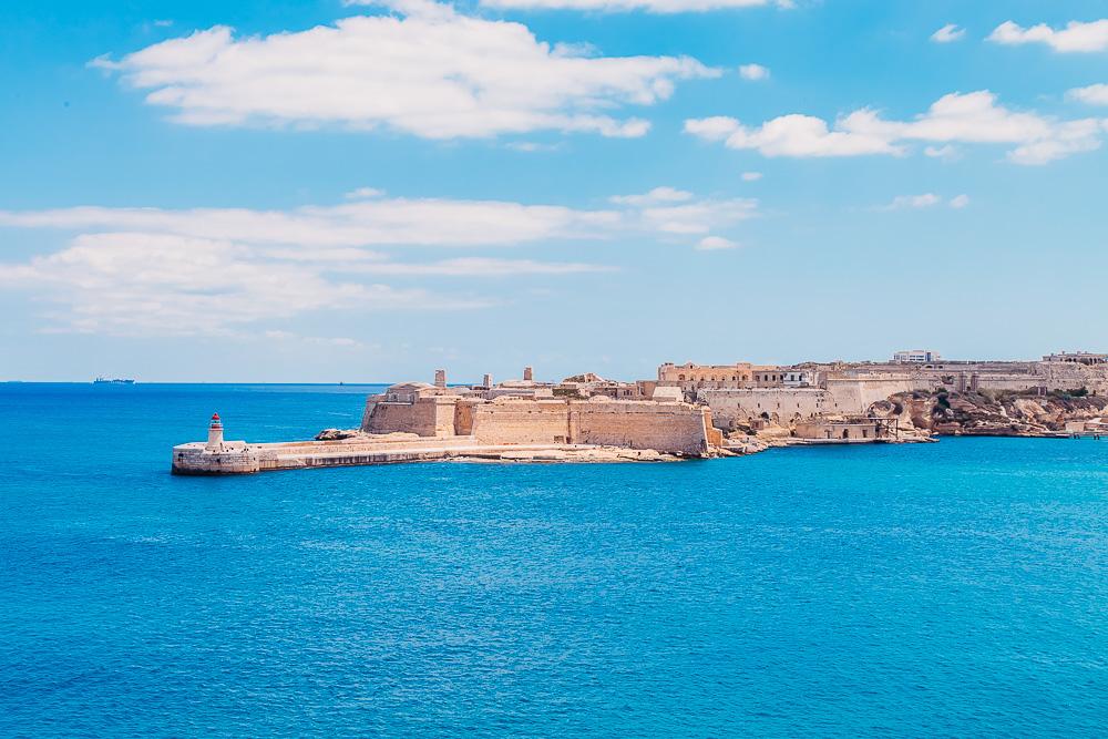 view from valletta malta in april