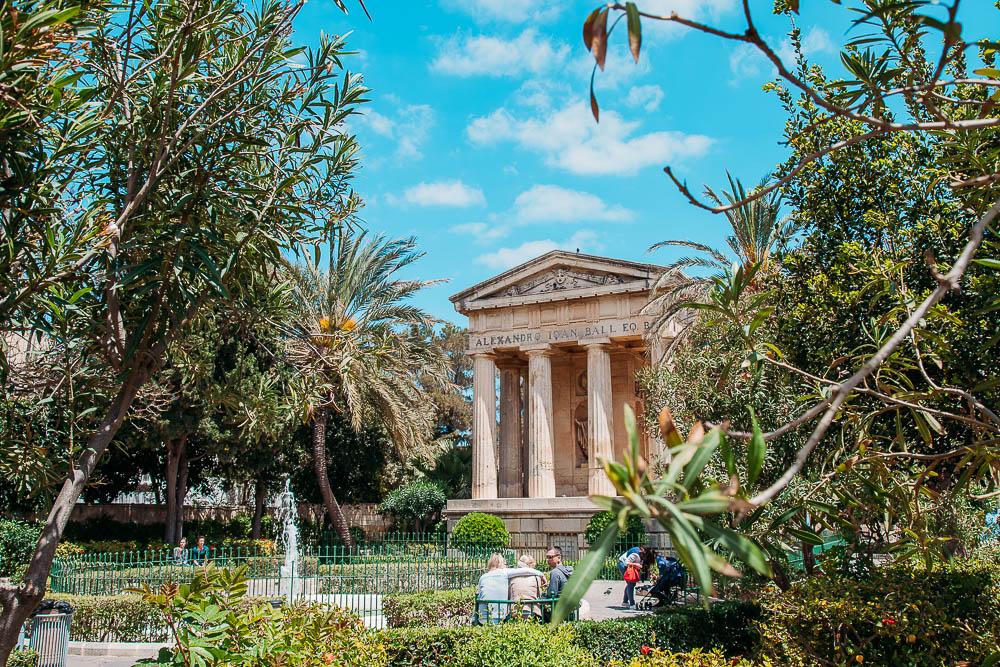 garden valletta malta