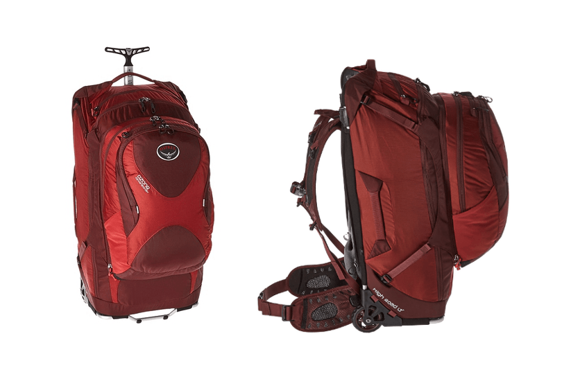 osprey ozone convertible 28 / 75L wheeled backpack review