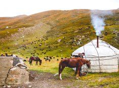 yurt in Kyrgyzstan