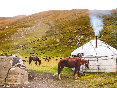 yurt in Kyrgyzstan