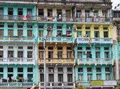 downtown Yangon Burma Myanmar