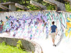 Abandoned Bobsled Track Sarajevo Bosnia