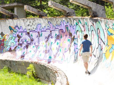 Abandoned Bobsled Track Sarajevo Bosnia