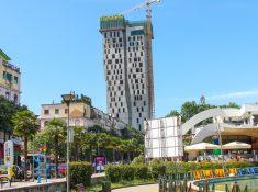 downtown Tirana, Albania