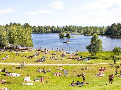 Lake Lian Summer Trondheim Norway