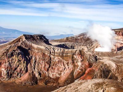 Gorely volcano, Kamchatka, Russia