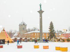 Christmas market Trondheim Norway