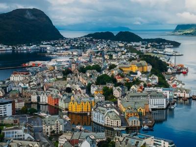 viewpoint ålesund norway art nouveau