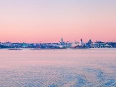 sunset helsinki