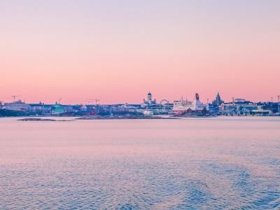 sunset helsinki