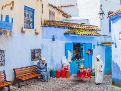 visiting chefchaouen morocco blue city photo