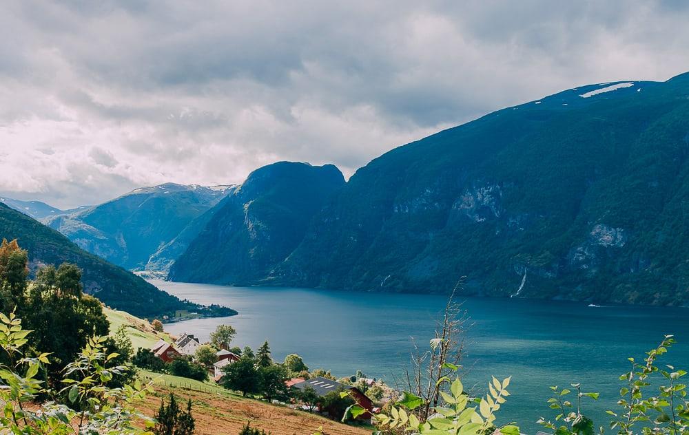 Sognefjord near Bergen Norway fjords