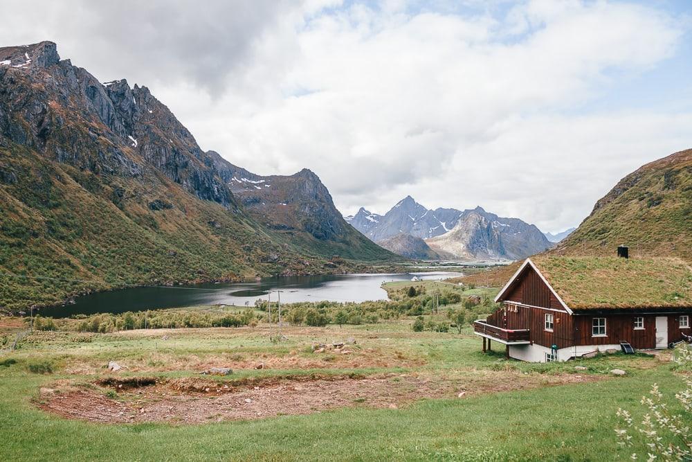 lofoten islands norway in june summer