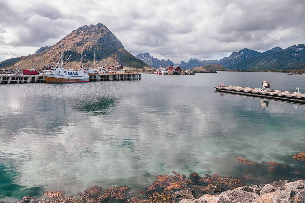 summer on Lofoten in June northern norway