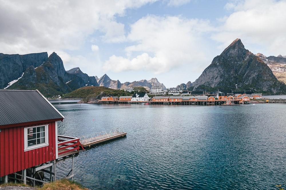 lofoten islands norway in june summer