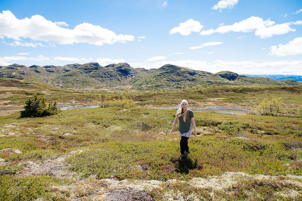 hiking silkedalen rauland norway telemark